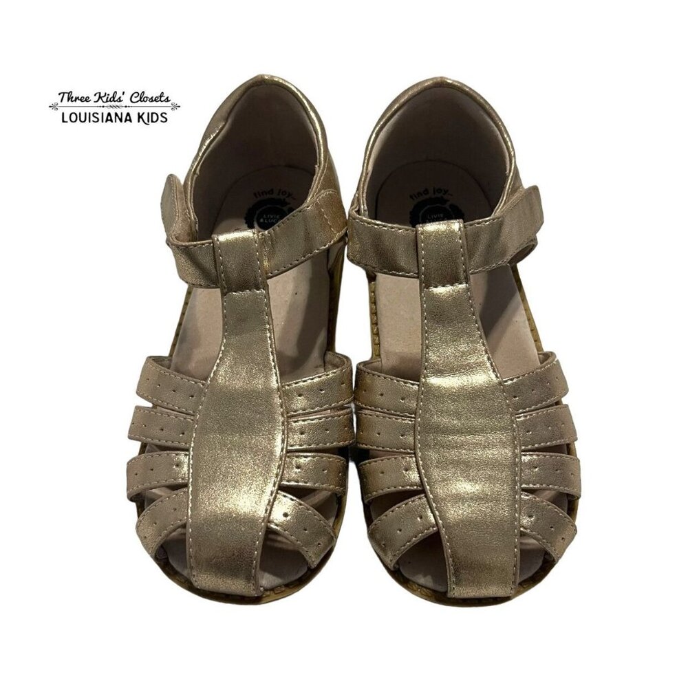 Livie & Luca Sz 1 Metallic Gold Sandals